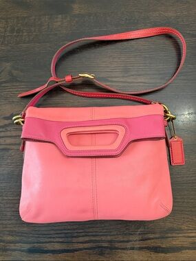 Coach Bonnie Leather Foldover Crossbody